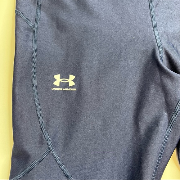 Under Armour Solid Navy Blue Leggings, High Waisted, Multiple Sizes, NWT!! - Picture 6 of 12